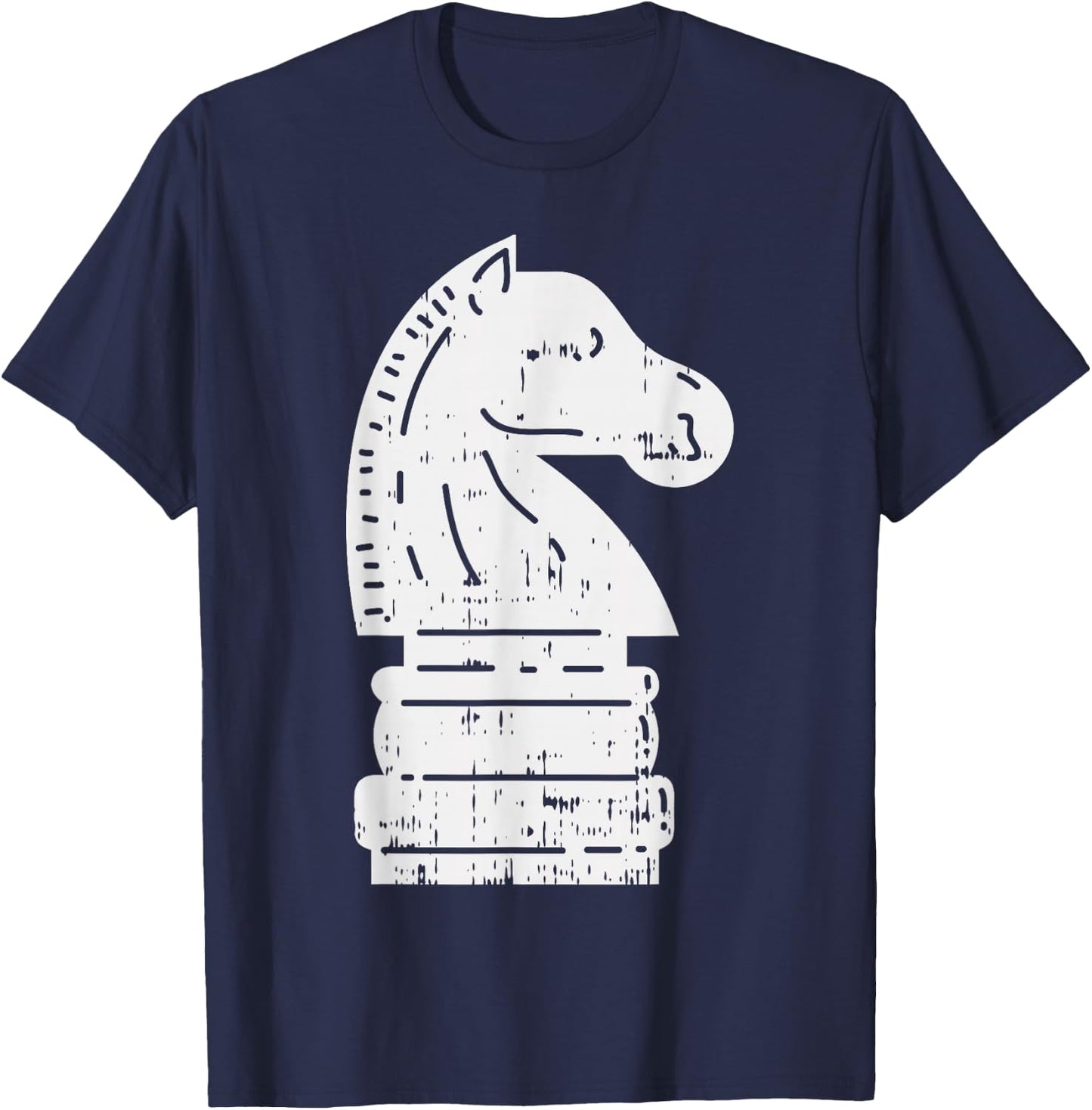 Knight Chess Piece Shirt Halloween Family Matching Costume T-Shirt - T-Shirt | Navy