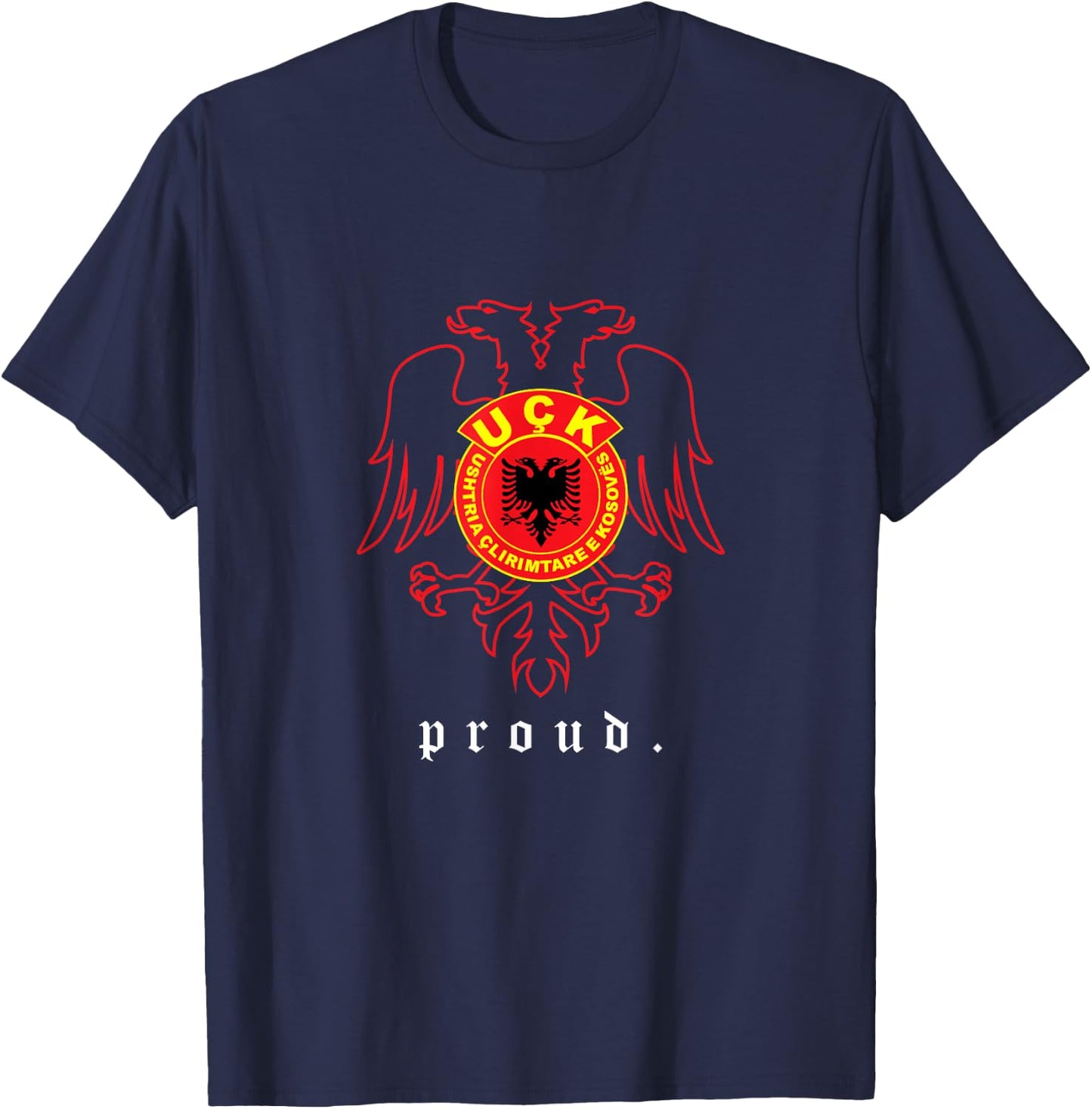 UÇK Ushtria Çlirimtare e Kosoves T-Shirt - T-Shirt | Navy