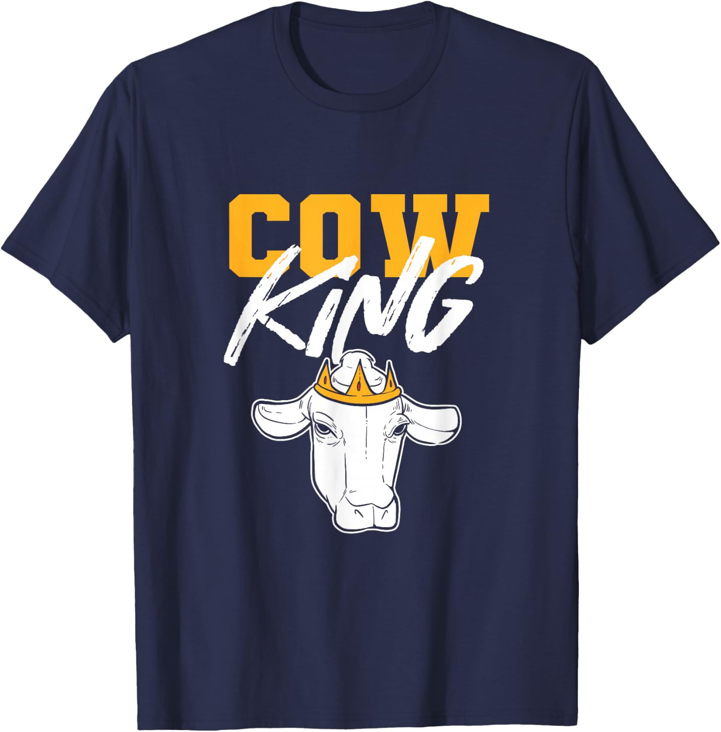 Cow King Cowman T-Shirt - T-Shirt | Navy
