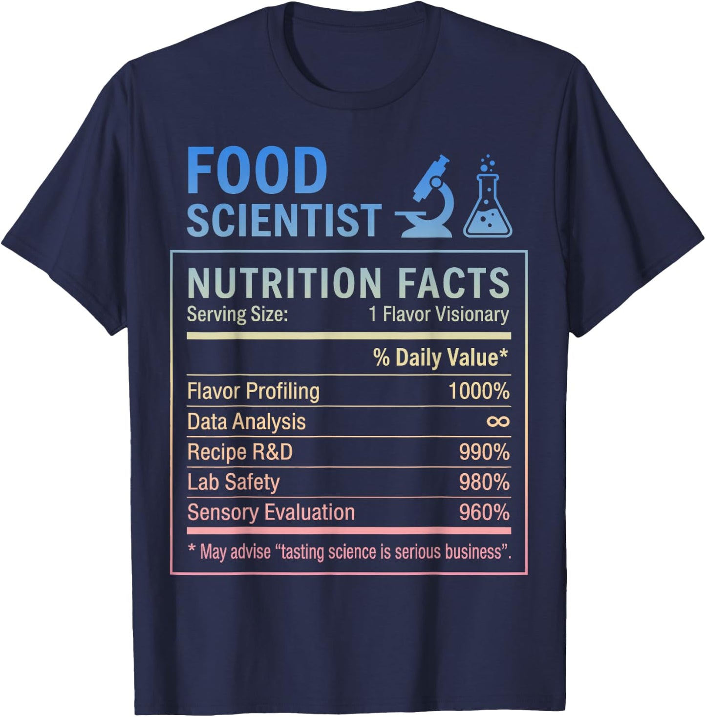 Food Scientist T-Shirt - T-Shirt | Navy