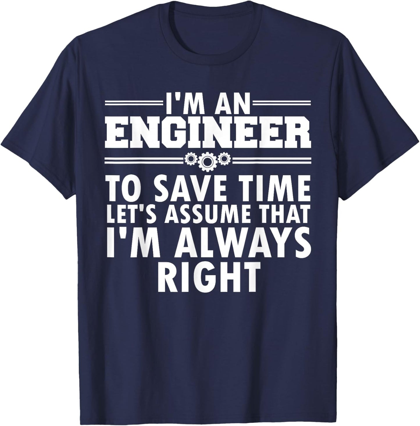 Best Engineer Art Women Humor Engineering Lovers T-Shirt - T-Shirt | Navy