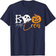 Boo Crew Lazy Halloween Costume Funny Ghost Pumpkin Bones T-Shirt - T-Shirt | Navy