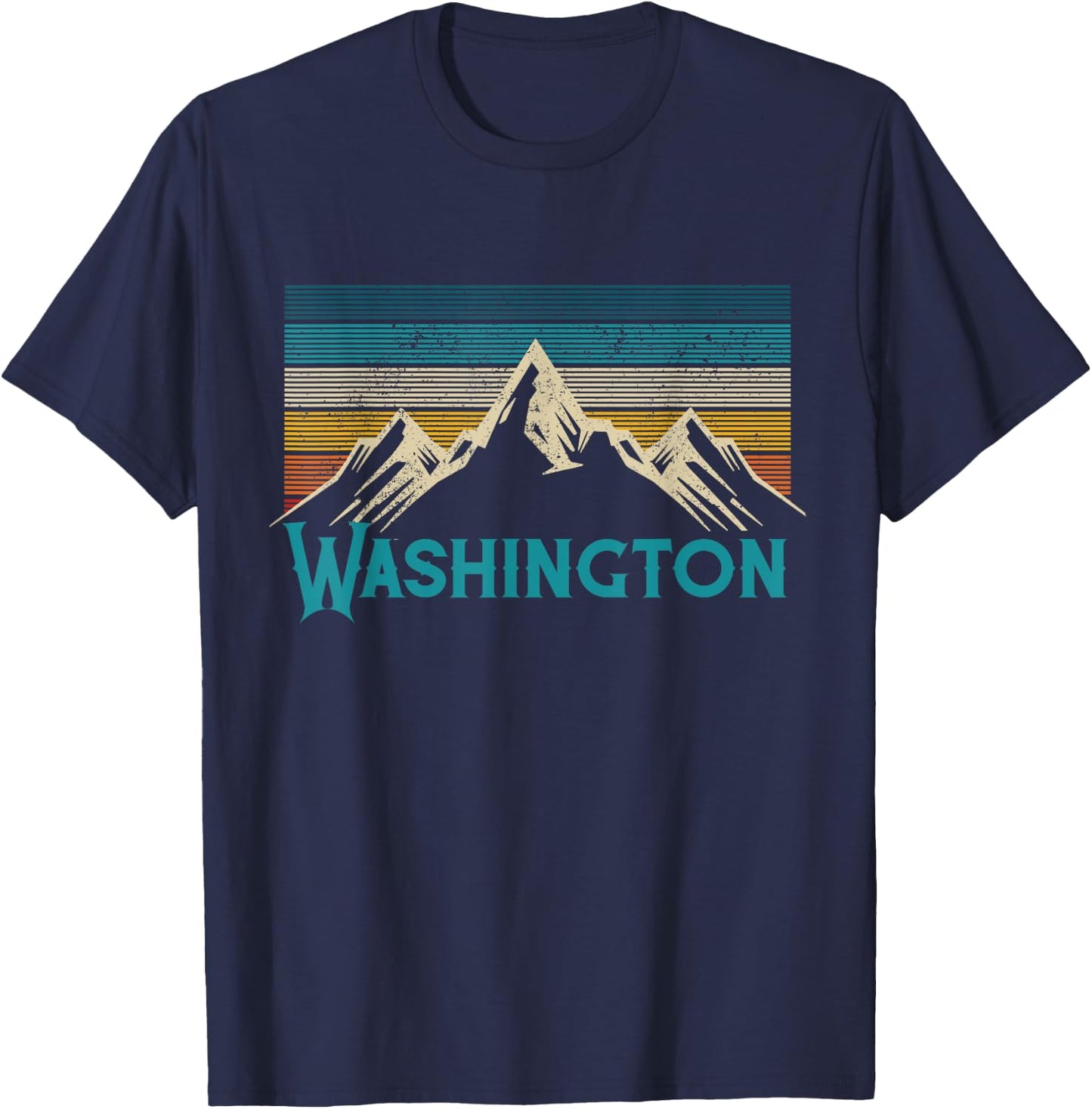 Washington Vintage Souvenir T-Shirt - T-Shirt | Navy