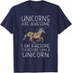 Unicorn - Unicorns are awesome, I am awesome T-Shirt - T-Shirt | Navy