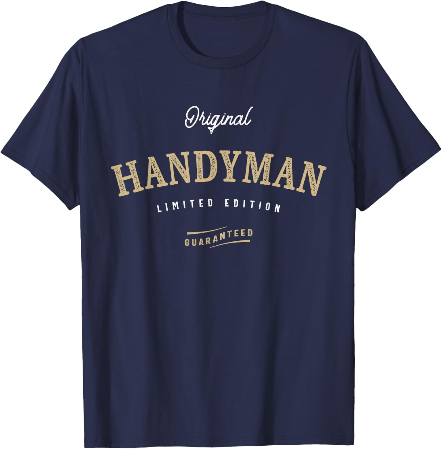 Handyman Fixer of All Things Funny Repair Expert Dad Grandpa T-Shirt - T-Shirt | Navy