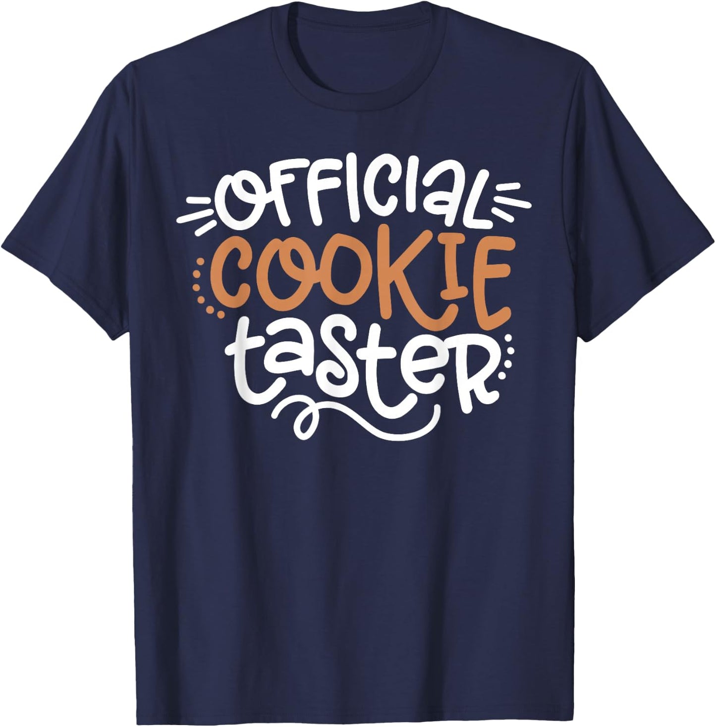 Official Cookie Taster Christmas Bakers Kids Toddler Xmas T-Shirt - T-Shirt | Navy