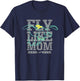 Disney Dumbo Fly Like Mom Mother's Day T-Shirt - T-Shirt | Navy