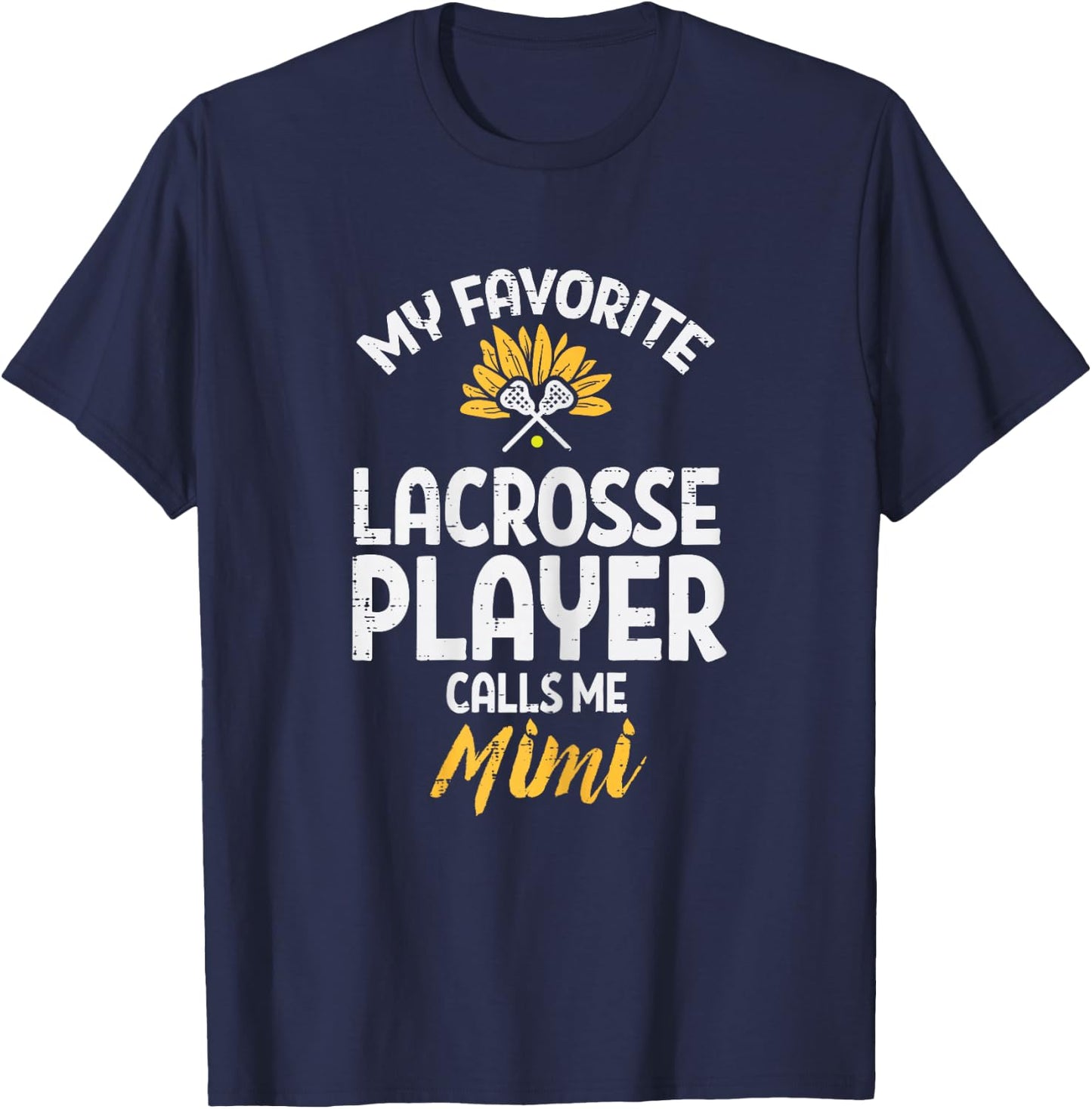Favorite Lacrosse Player Mimi Lax Familie Granny Granny Granny Women T-Shirt - T-Shirt | Navy