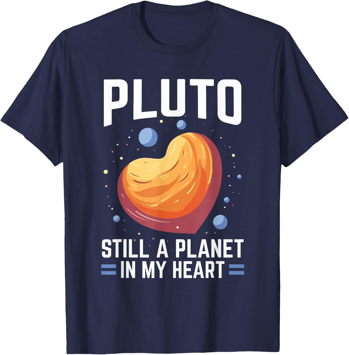 Pluto Astrology Space Science Planet Astronomer Astronomy T-Shirt - T-Shirt | Navy