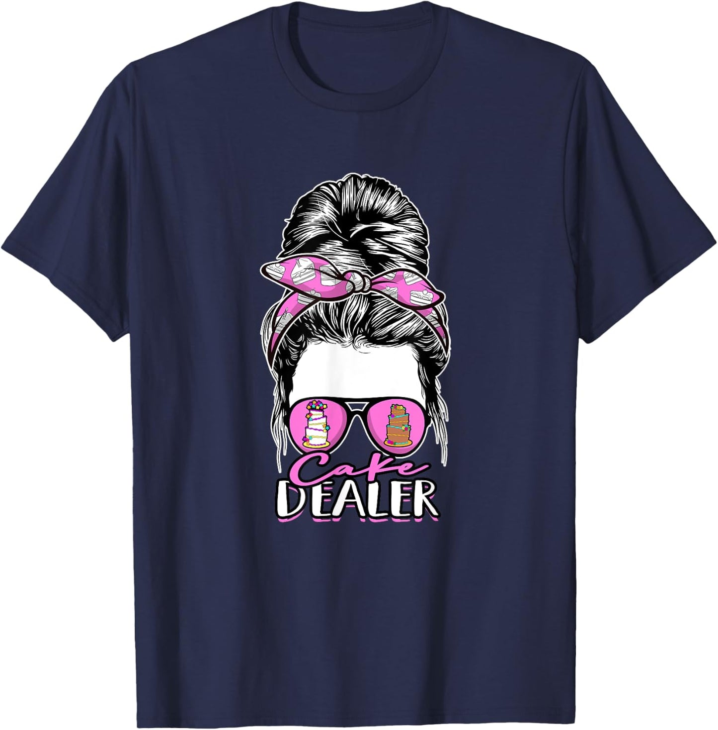 CAKE DEALER - Cake T-Shirt - T-Shirt | Navy