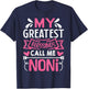 My Greatest Blessings Call Me Noni T-Shirt - T-Shirt | Navy