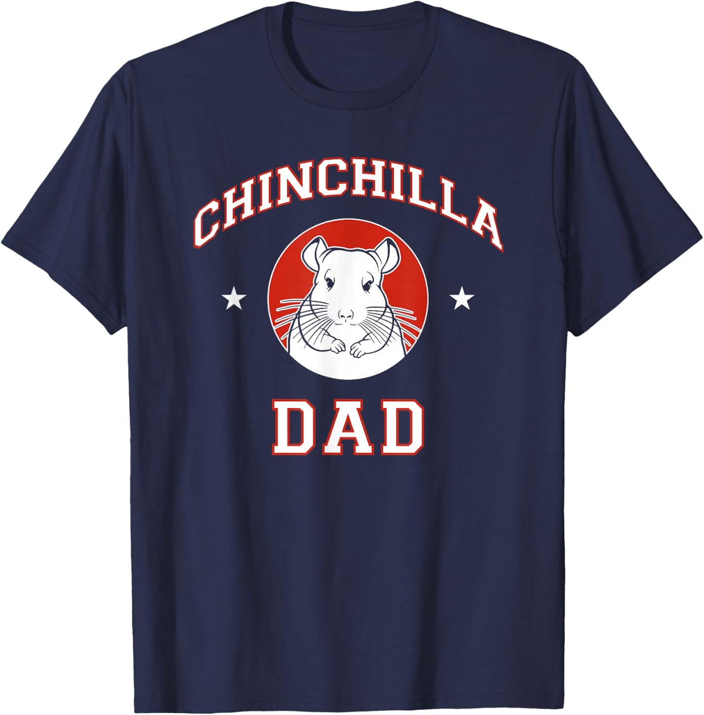 Chinchilla Dad T-Shirt - T-Shirt | Navy