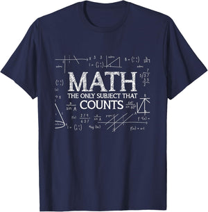 Algebra Science Geek Calculus Mathematics Teacher Nerd Math Women Kids T-Shirt - T-Shirt | Navy