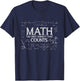 Algebra Science Geek Calculus Mathematics Teacher Nerd Math Women Kids T-Shirt - T-Shirt | Navy
