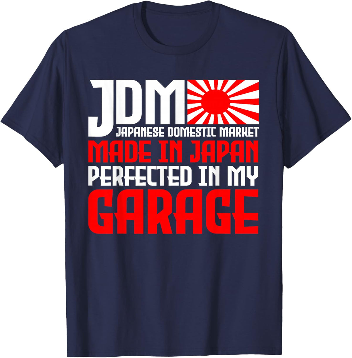 JDM Motorsport Car Tuning Automotive T-Shirt - T-Shirt | Navy