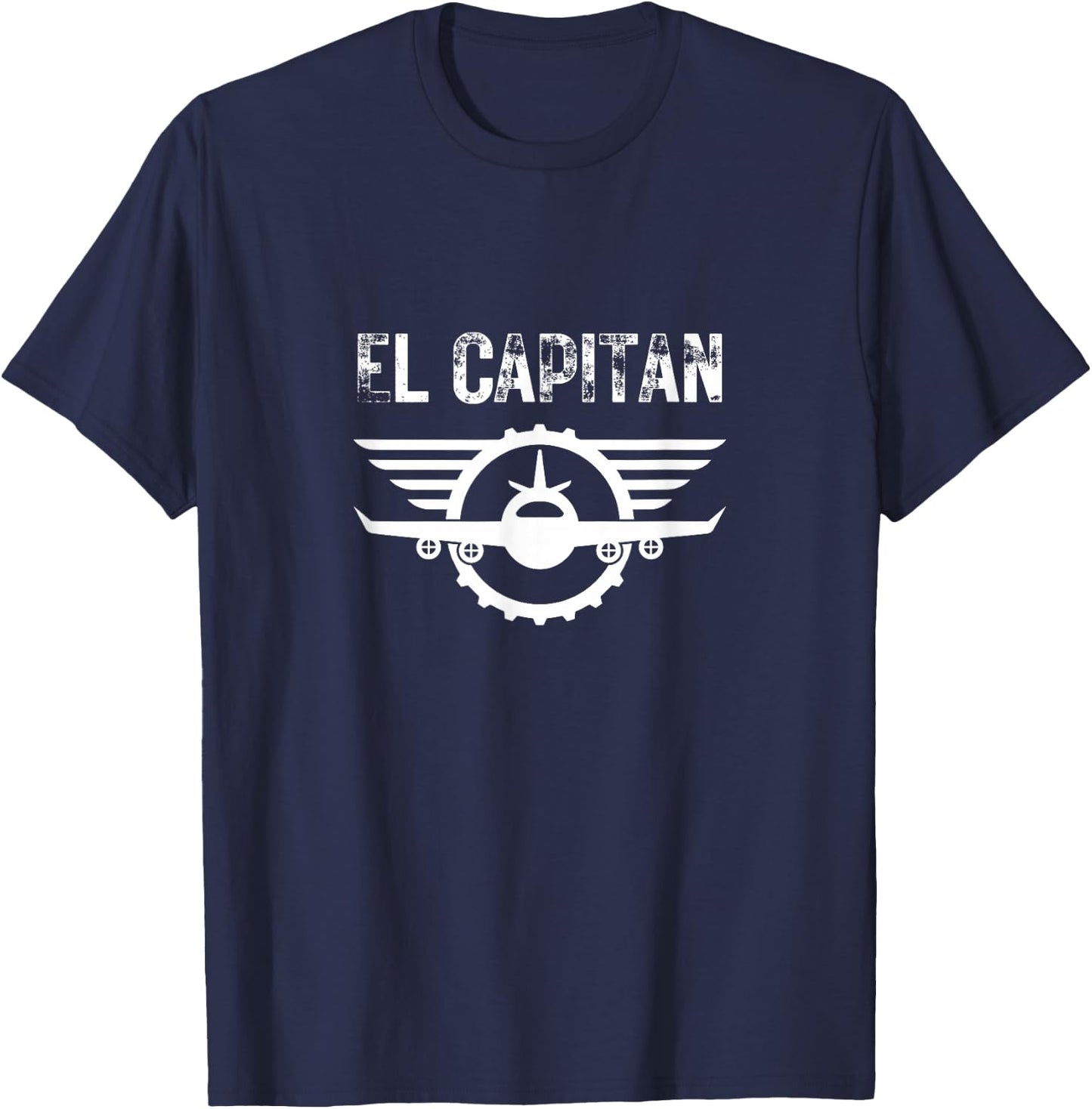 El Capitan Aviation Pilot Flight School T-Shirt - T-Shirt | Navy