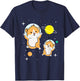 Hamster In Space Hamster Lover Gift T-Shirt - T-Shirt | Navy