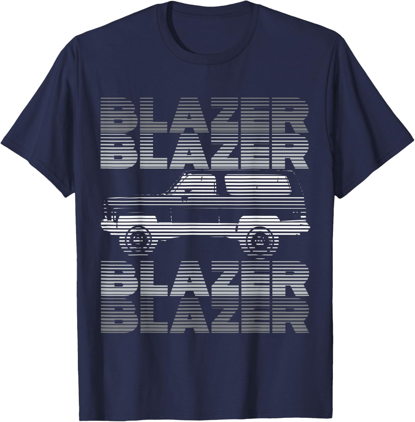 HoolaHotRod, K5,C10,Jimmy,Squarebody Truck,Suburban,Blazer,Silverado,4x4 -Adults Retro-Modern Mix Black Cotton T-Shirt - T-Shirt | Navy