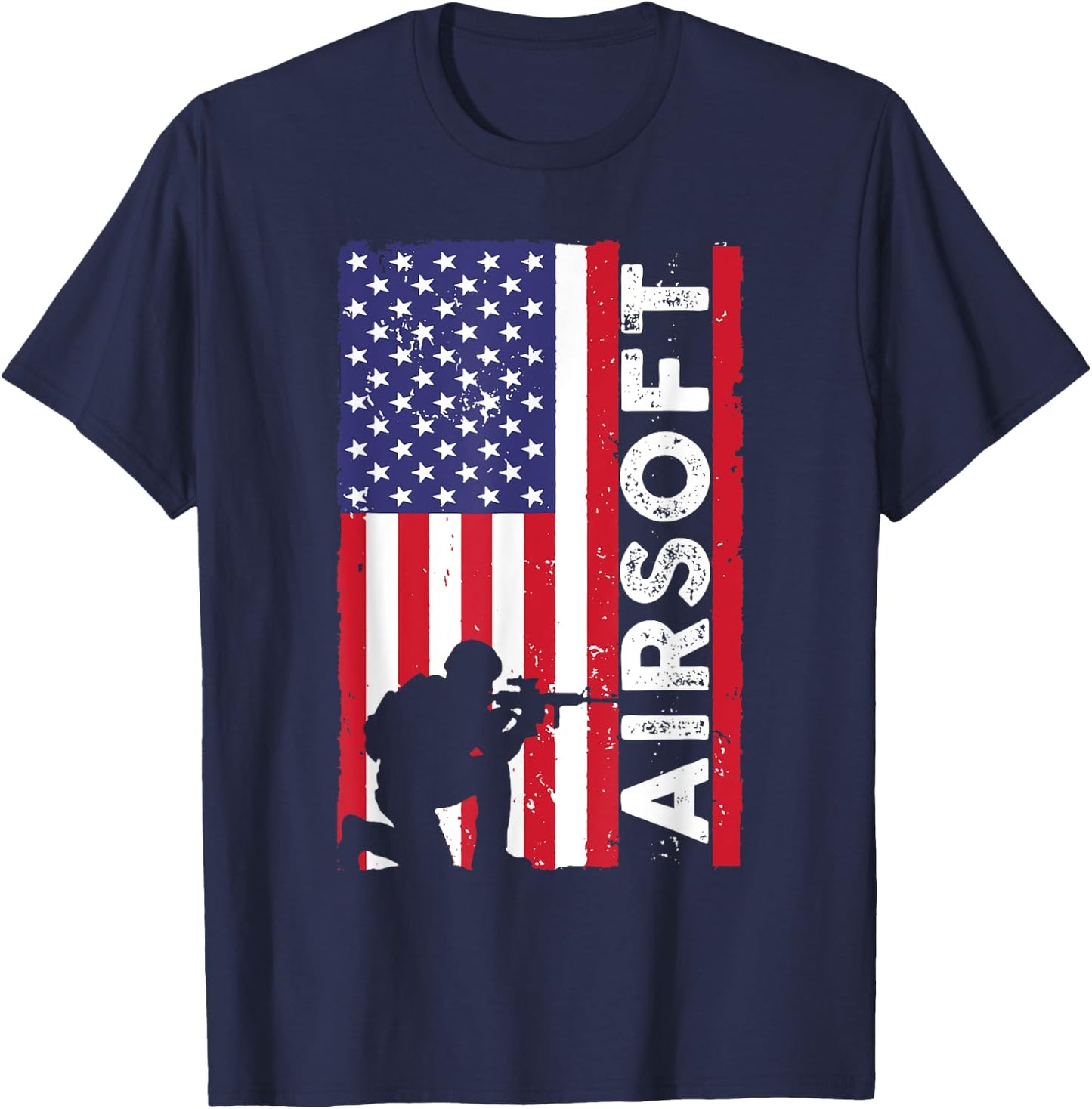 Cute Airsoft Art Women Kids Airsoft Player Airsofter T-Shirt - T-Shirt | Navy
