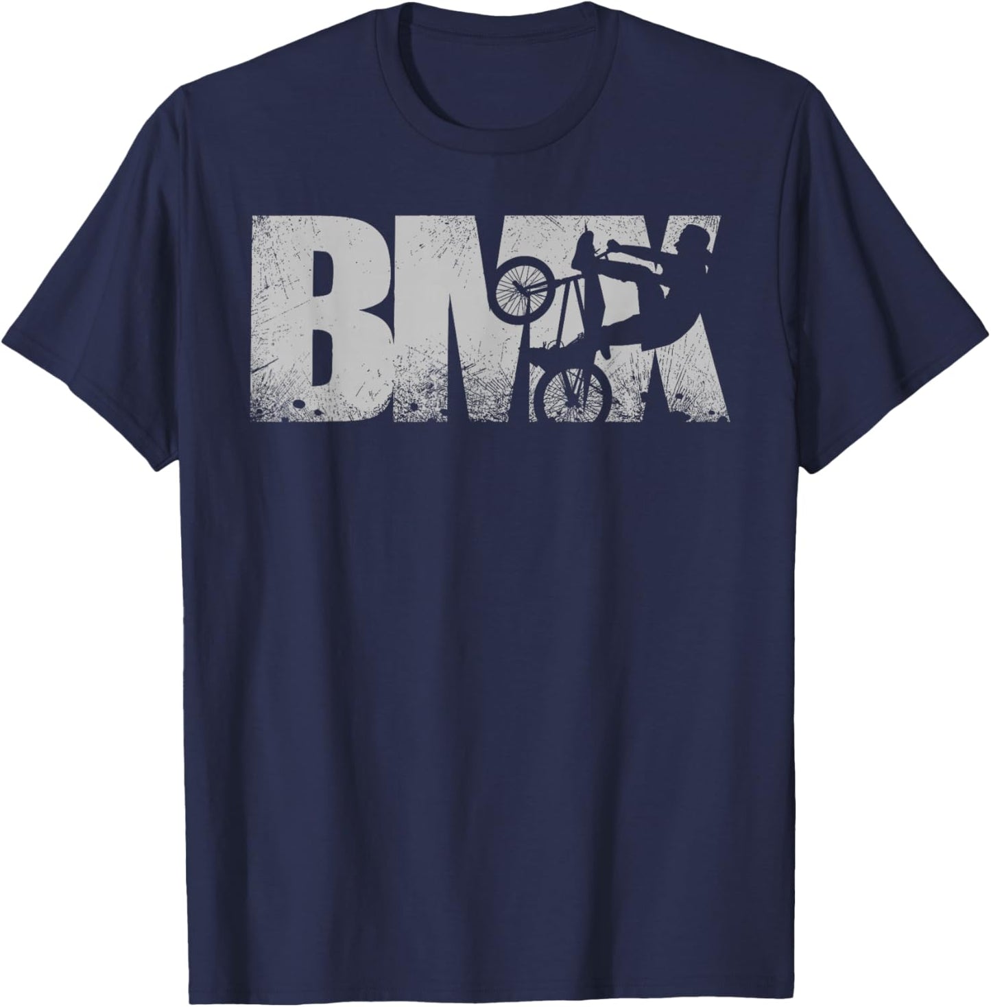 BMX Rider Apparel Gift Women Kids Boy Girls T-Shirt - T-Shirt | Navy