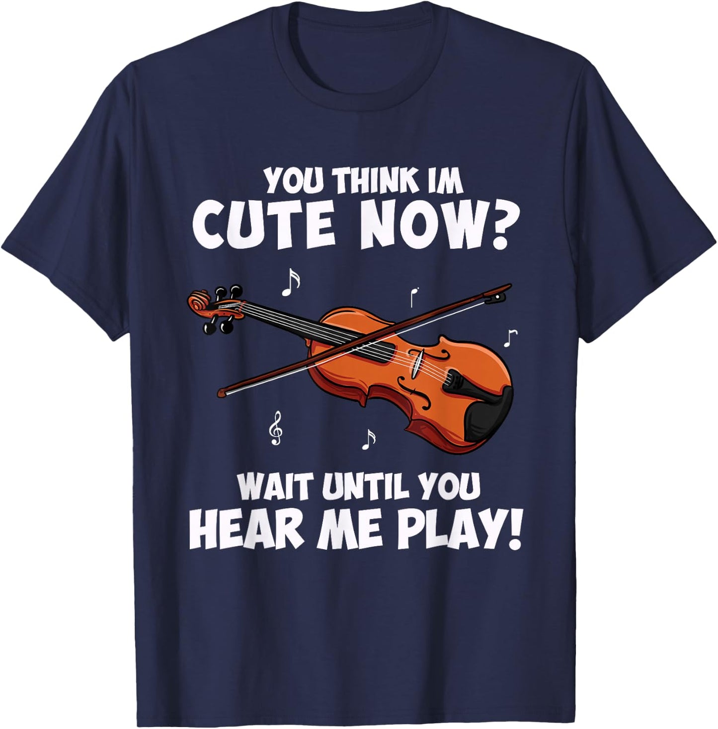 Violin Player Gift - Violinist T-Shirt - T-Shirt | Navy