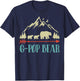 G-Pop Bear-Vintage Father's Day Mother's Day T-Shirt - T-Shirt | Navy