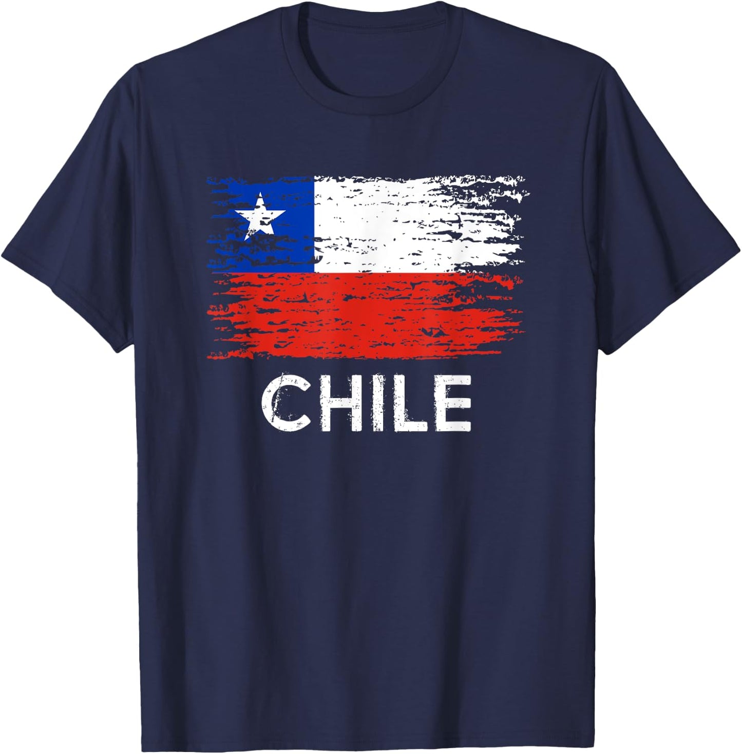 Chilean Flag Pride Vintage Chilean Root Gift Chile T-Shirt - T-Shirt | Navy