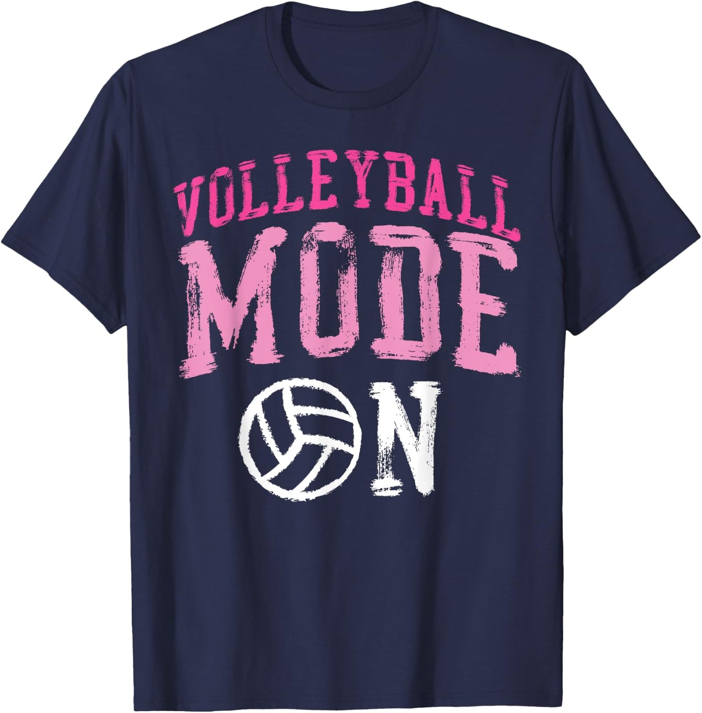 Volleyball Player Team Volleyball Mode On T-Shirt - T-Shirt | Navy