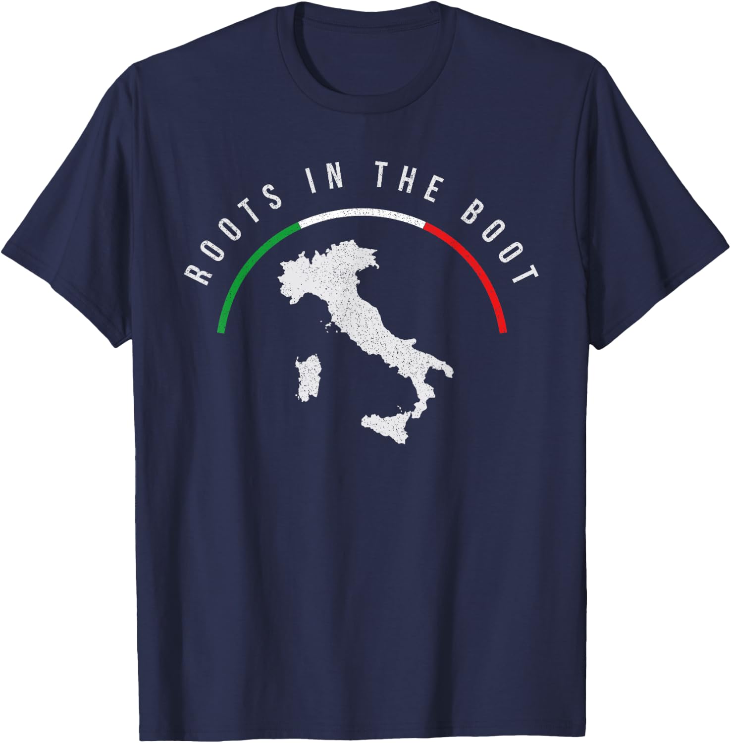Italy Italian Flag Italy Men & Women T-Shirt - T-Shirt | Navy