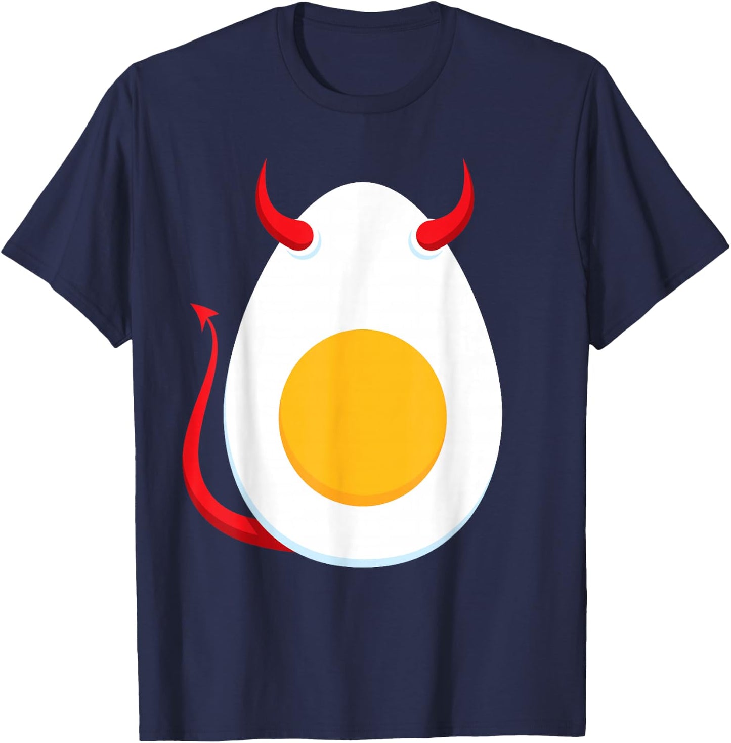Pretend I'm a Deviled Egg Funny Teacher Halloween Costume T-Shirt - T-Shirt | Navy