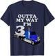 Birthday Gifts 3 yr Old Cute Trucks Semi Truck Birthday T-Shirt - T-Shirt | Navy