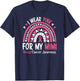 Breast Cancer Awareness Rainbow I Wear Pink for my Mimi T-Shirt - T-Shirt | Navy