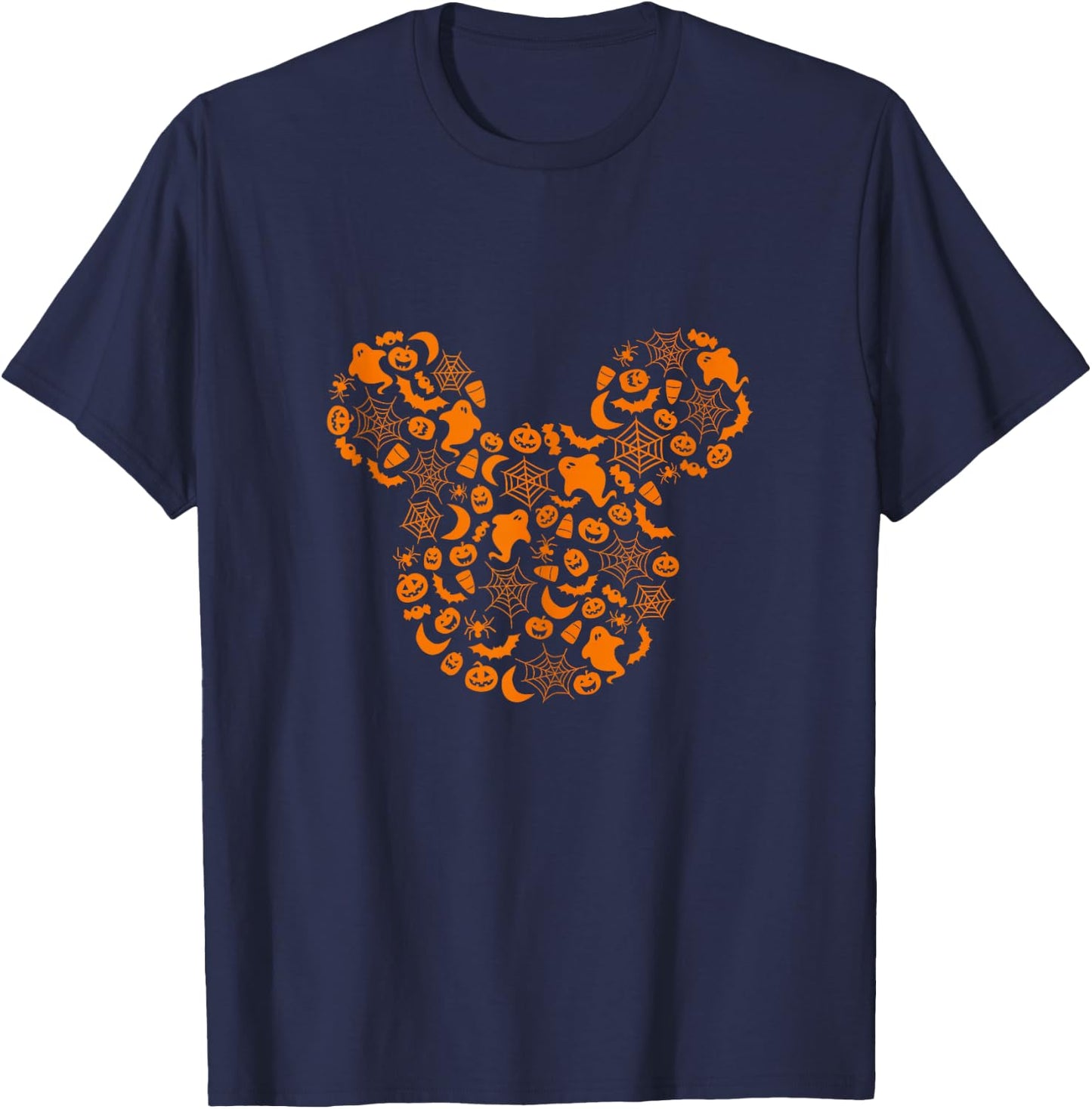 Disney Mickey Mouse Halloween Silhouette T-Shirt - T-Shirt | Navy
