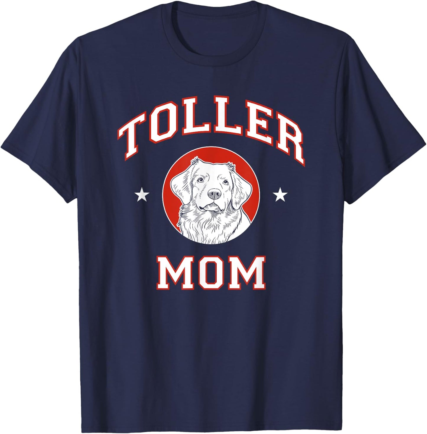 Nova Scotia Duck Tolling Retriever Mom Dog Mother T-Shirt - T-Shirt | Navy