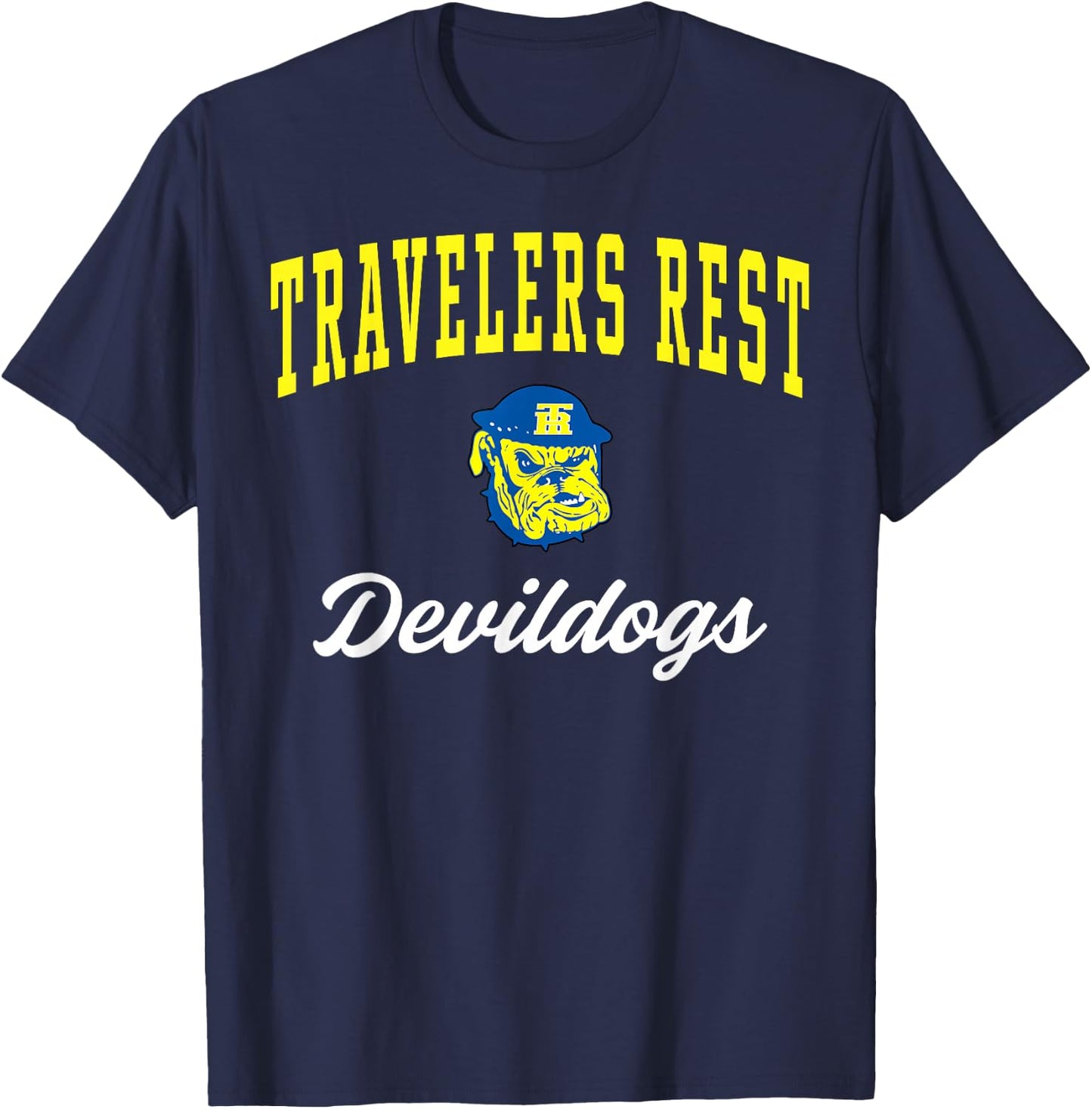 Travelers Rest High School Devildogs C3 T-Shirt - T-Shirt | Navy