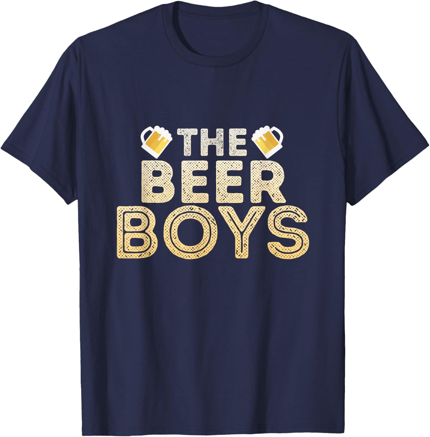 The Beer Boys Funny Drinking Buddies Party T-Shirt - T-Shirt | Navy