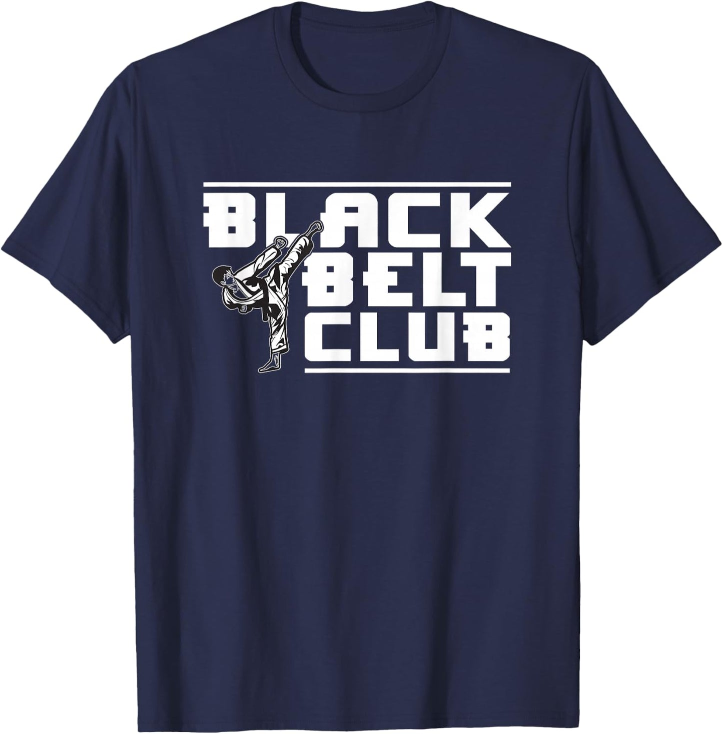 Black Belt Club - Karate Black Belt T-Shirt - T-Shirt | Navy