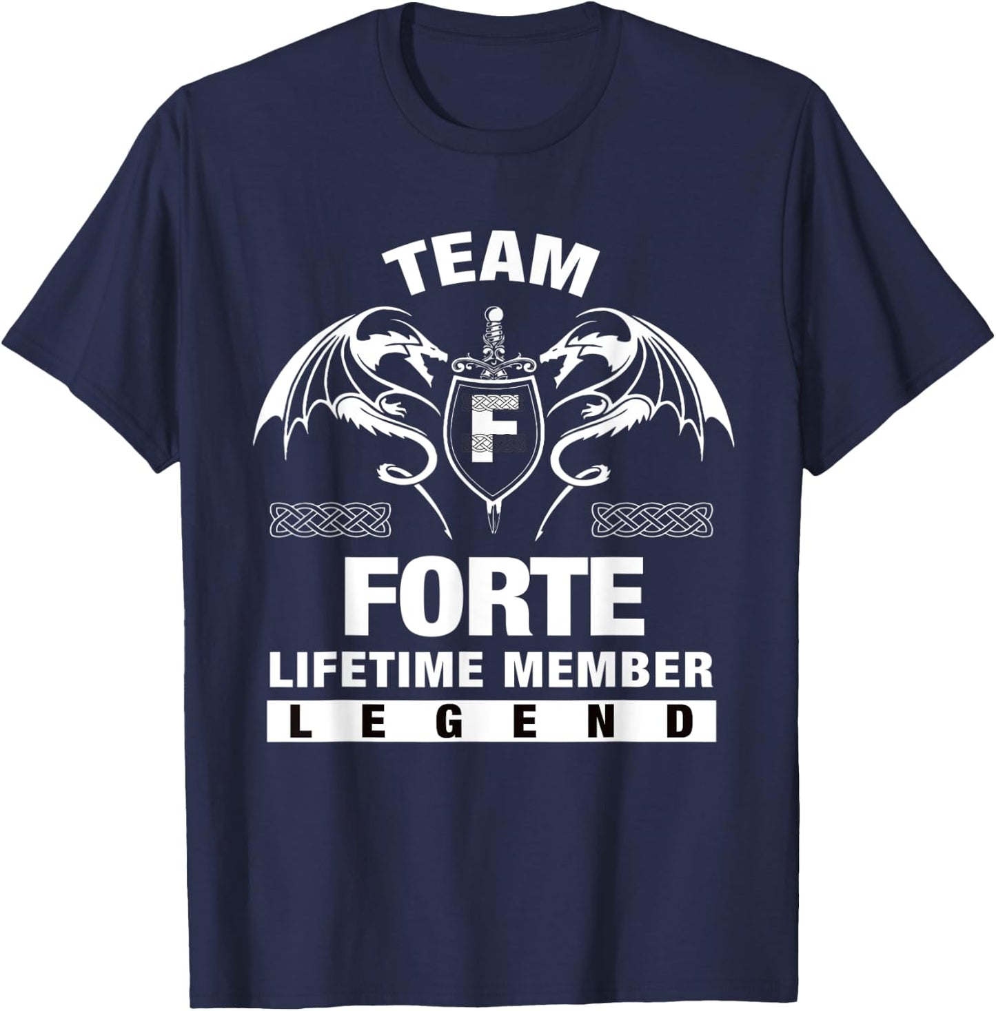 Team FORTE Lifetime Member Gifts T-Shirt - T-Shirt | Navy