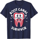 Root Canal Shirts Funny I survived My Root Canal Treatment T-Shirt - T-Shirt | Navy