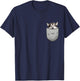 Mal Mally Pocket Chest Bag for Alaska Dog Owners Men Women Girls Kids T-Shirt - T-Shirt | Navy