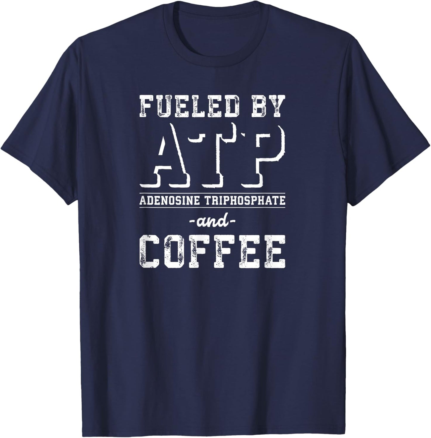 Nerdy Science for Athletic Sports Exercise Scientist T-Shirt - T-Shirt | Navy