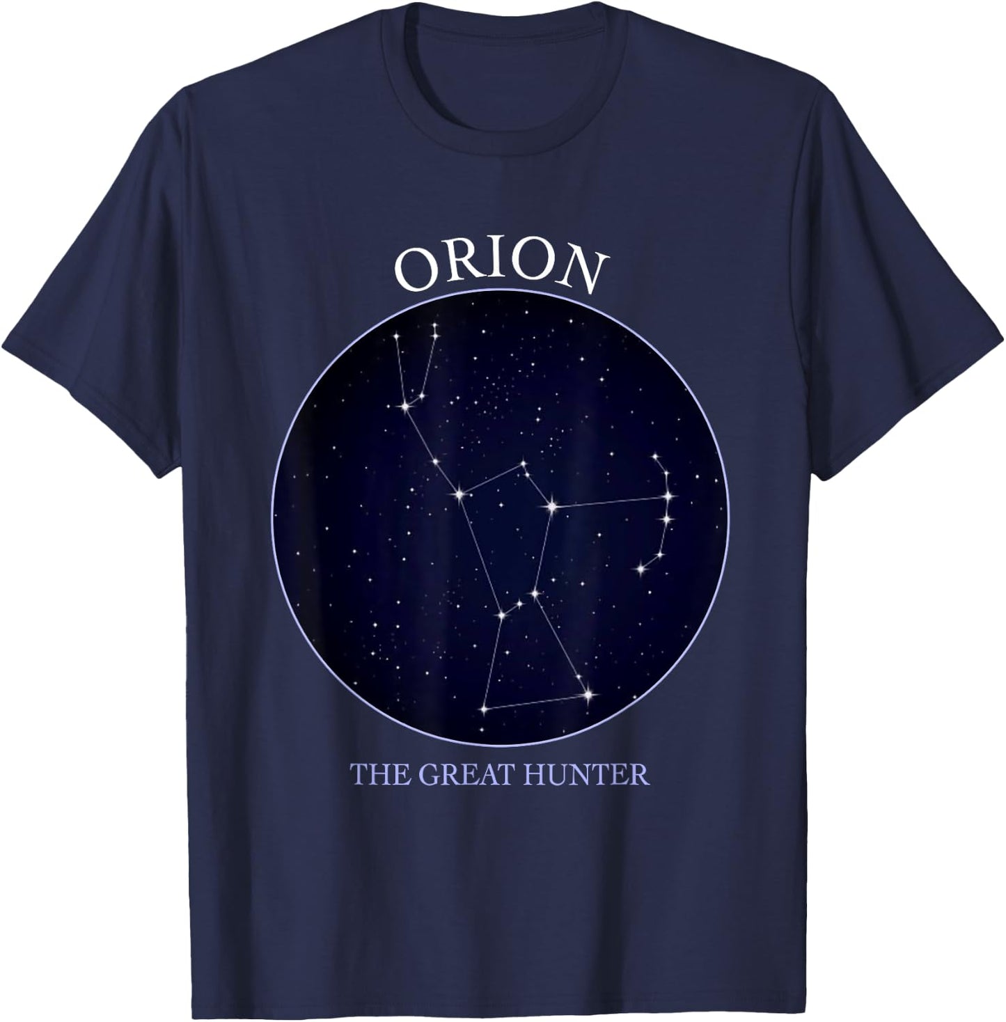 Astronomy Orion Star Constellation Of Orion The Hunter T-Shirt - T-Shirt | Navy