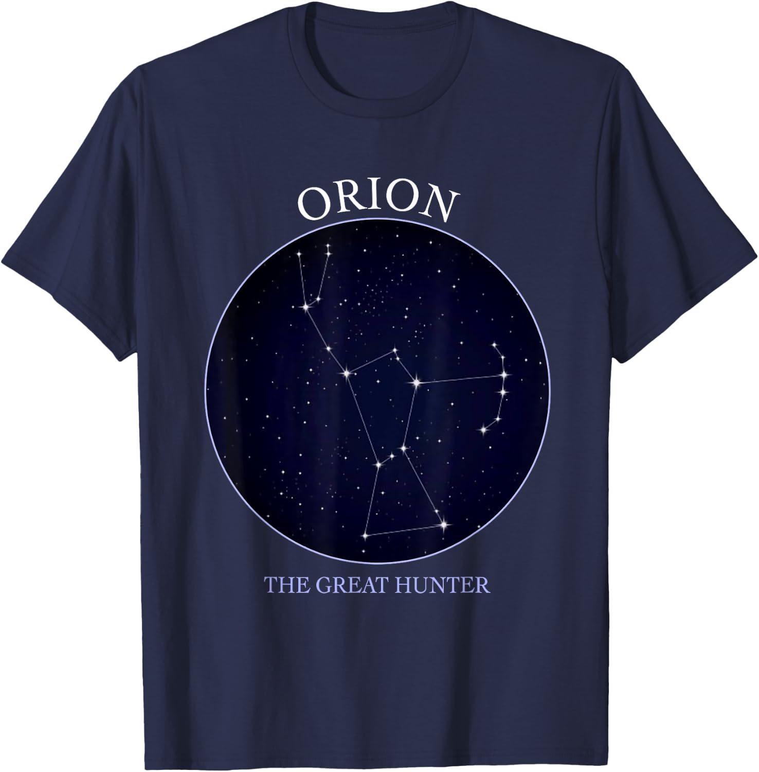 Astronomy Orion Star Constellation Of Orion The Hunter T-Shirt - T-Shirt | Navy