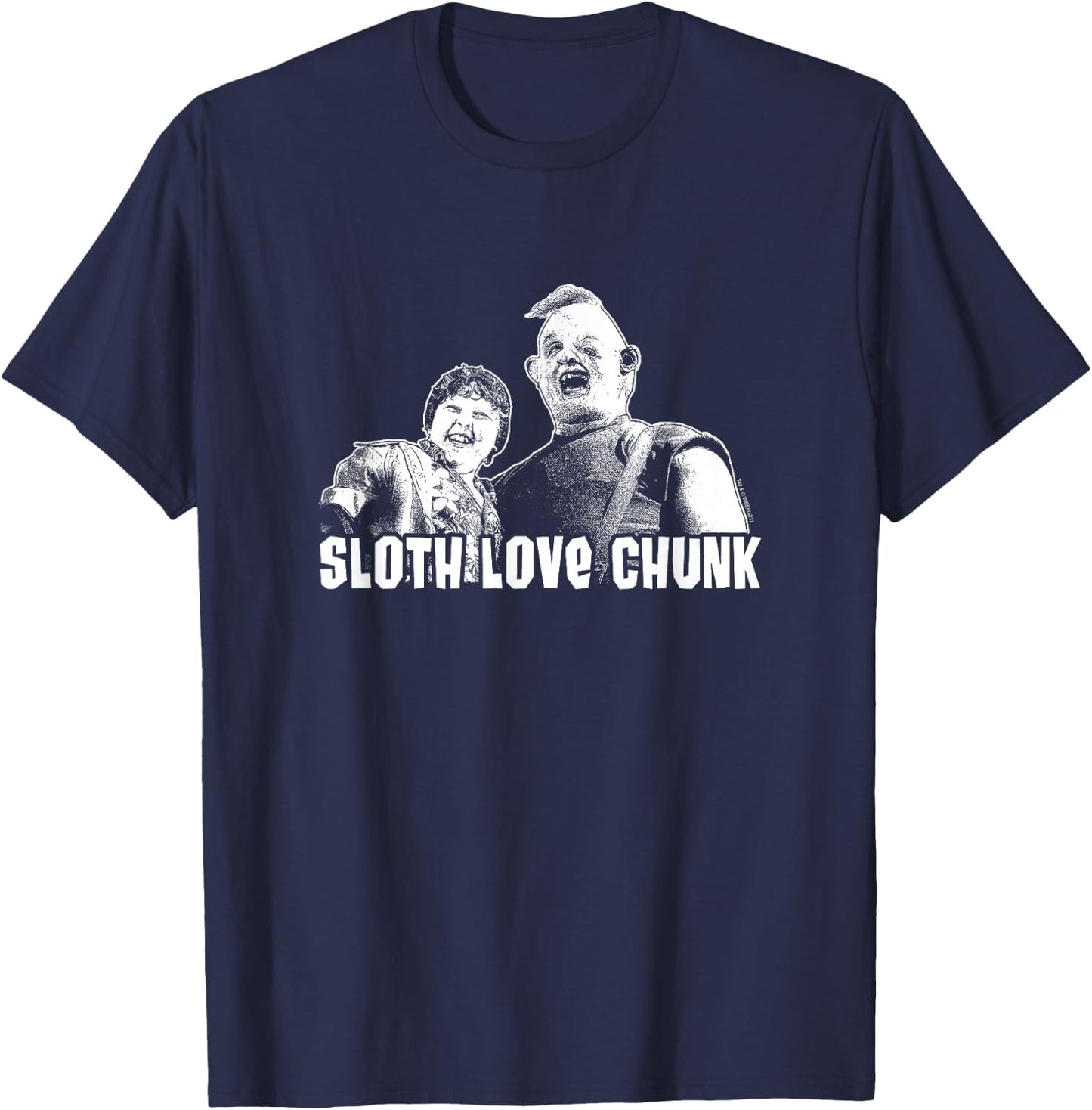 The Goonies Sloth Love Chunk T-Shirt - T-Shirt | Navy