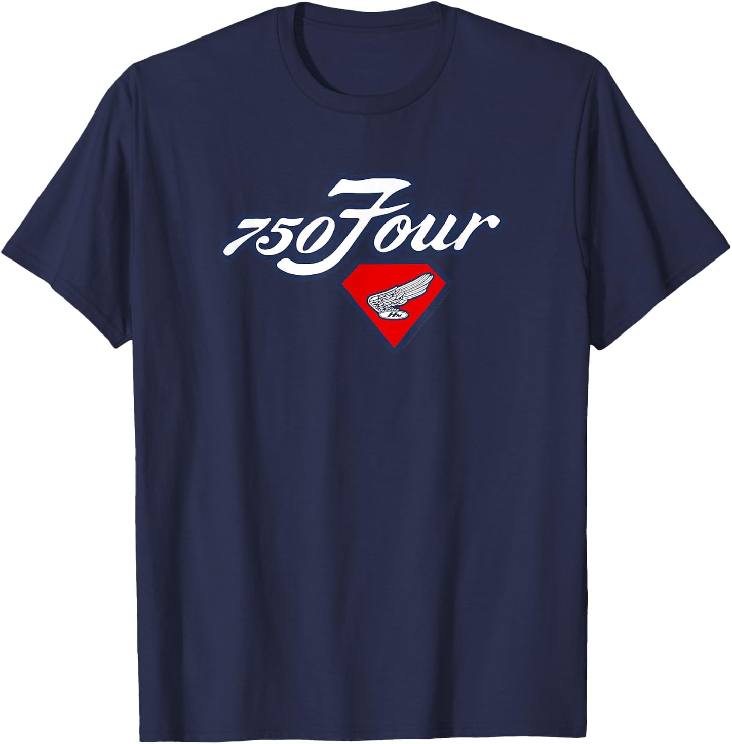 Honda 750 Four Emblem T-Shirt - T-Shirt | Navy