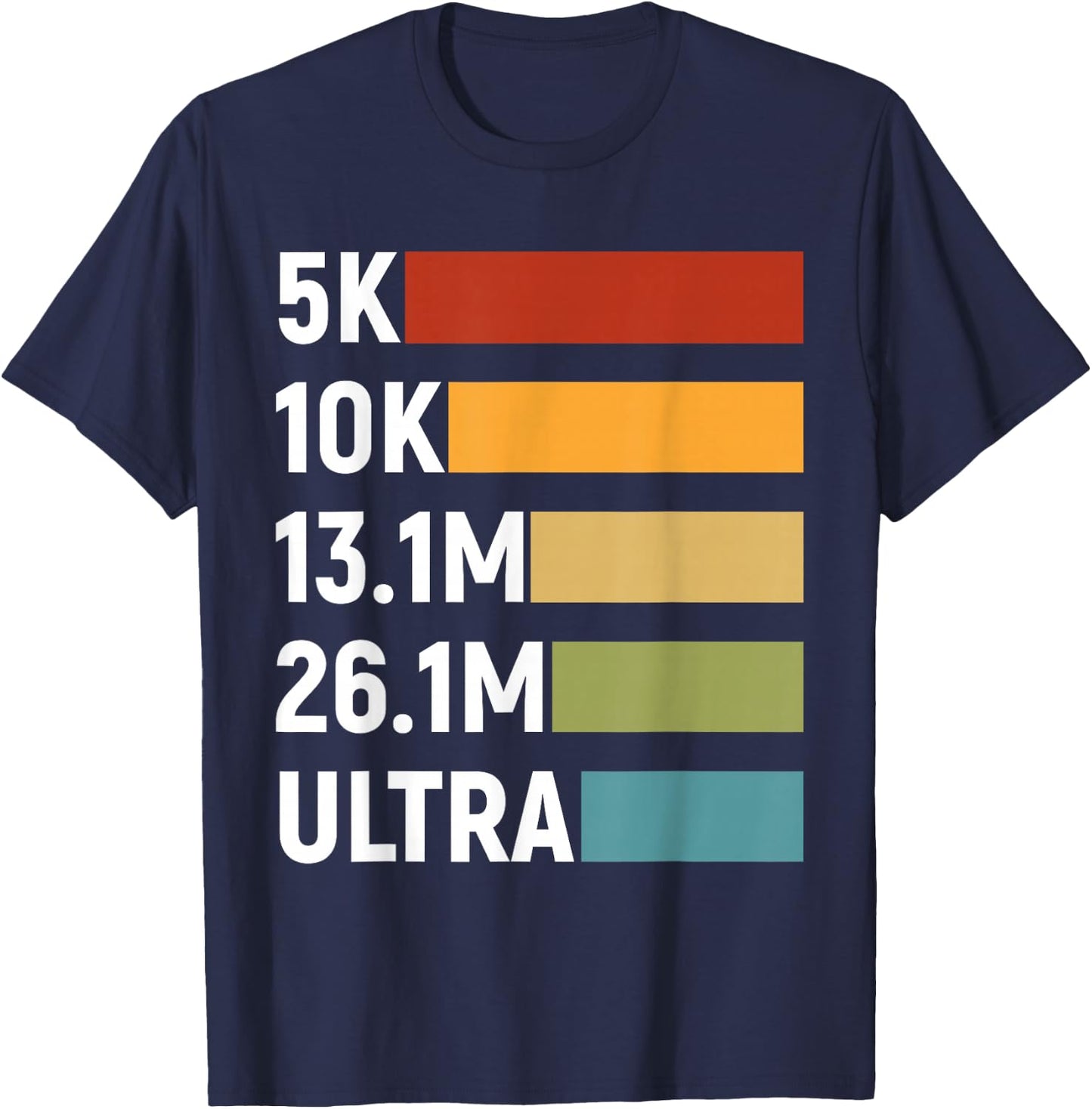 Ultramarathon Ultra Running Ultra Marathon Runner T-Shirt - T-Shirt | Navy