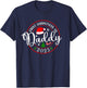 First Christmas As Daddy 2025 1st Christmas Matching Family T-Shirt - T-Shirt | Navy