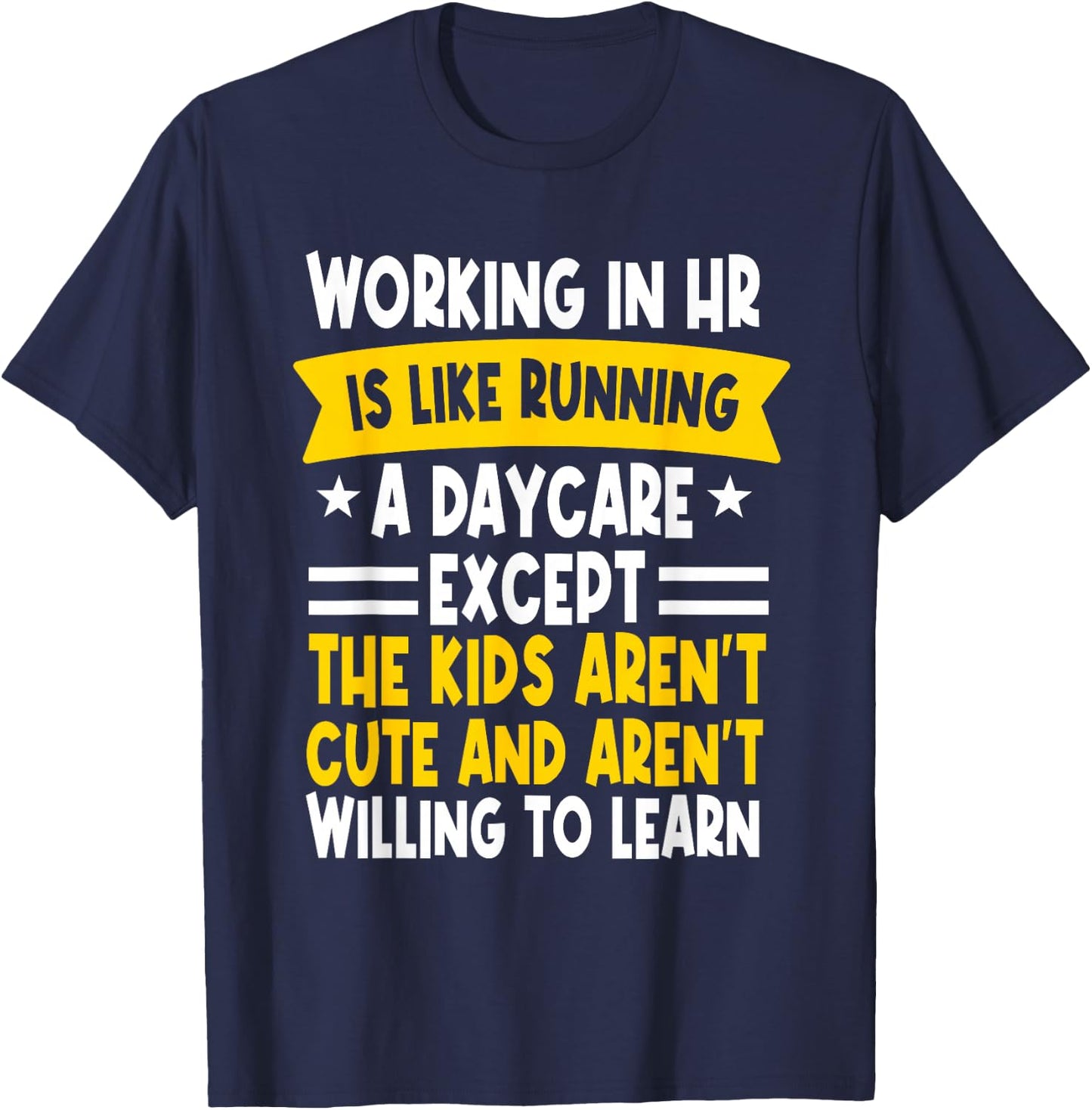 Human Resources Management HRM Recruitment Specialist HR T-Shirt - T-Shirt | Navy