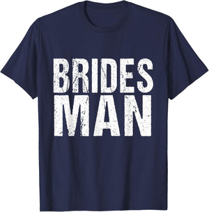 Matching Bridal Party Shirts Bridesman T-Shirt - T-Shirt | Navy