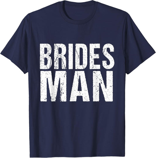 Matching Bridal Party Shirts Bridesman T-Shirt - T-Shirt | Navy